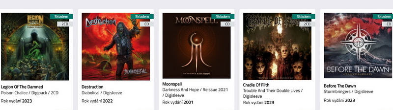 Akce Napalm Records