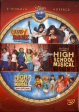 3DVD / FILM / Camp Rock / Muzikl ze stedn 1+2 / 3DVD Box