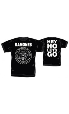 TRIKO KR / Ramones / TEXTIL - TRIKO TRIKO T-SHIRT  / Hey Ho Let's Go / M