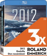 3Blu-Ray / Blu-ray film /  3x Roland Emmerich / Kolekce / 3Blu-Ray