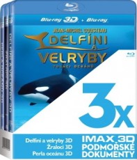 3D Blu-Ray / Dokument / 3x 3D IMAX / Kolekce 3D dokument / 3Blu-Ray