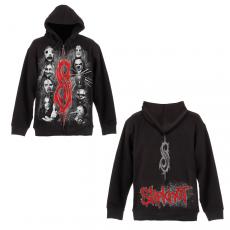 MIKINA KAP / Slipknot / TEXTIL - MIKINA  / Faces Panel / Mikina s kapuc na zip / S