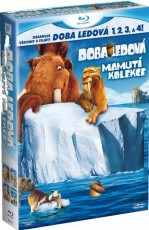 4Blu-Ray / Blu-ray film /  Doba ledov:Mamut kolekce s figurkami / 4Blu-Ray