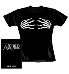 TRIKO KR / Misfits / TEXTIL - TRIKO TRIKO T-SHIRT  / Skeleton Hands / XL