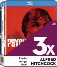 3Blu-Ray / Blu-ray film /  Alfred Hitchcock:Kolekce / Psycho / Vertigo / Ptci