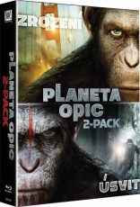 2Blu-Ray / Blu-ray film /  svit planety opic / Zrozen planety opic / 2Blu-Ray