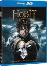 3D Blu-Ray / Blu-ray film /  Hobit:Bitva pti armd / 3D+2D 4Blu-Ray