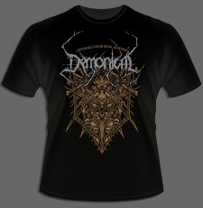 TRIKO KR / Demonical / TEXTIL - TRIKO TRIKO T-SHIRT  / Inexorable Death Metal Darkness / XL