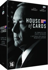 DVD / FILM / Dům z karet / House Of Cards / 1.-4.série / 16DVD