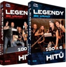 CD/DVD / Legendy se vrac / 100+6 hit / 6CD+6DVD