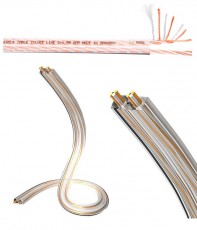 HIFI / HIFI / Repro kabel:Eagle Silverline LS Transparent 2x4,0 / 1metr