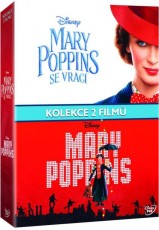 3DVD / FILM / Mary Poppins+Marry Poppins se vrac+Bonus / Kolekce