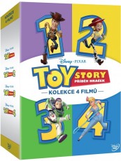 4DVD / FILM / Toy Story 1-4 / Pbh hraek 1-4 / Kolekce / 4DVD