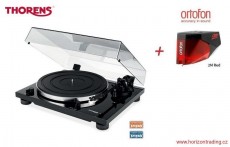 Gramofony / GRAMO / Gramofon Thorens TD 201 / Black / Ortofon 2M Red