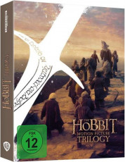 UHD4kBD / Blu-ray film /  Hobit:Trilogie / Prodlouen+kino verze / 6UHD+Blu-Ray