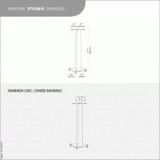 HIFI / HIFI / Stojan pro repro / Norstone Stylum 3 / 2ks