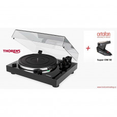 Gramofony / GRAMO / Gramofon Thorens TD 202 / Black Piano / Ort. Super OM 5E