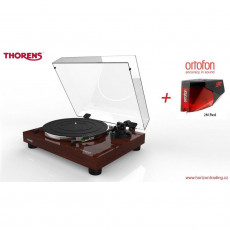 Gramofony / GRAMO / Gramofon Thorens TD 202 / Walnut Piano / Ortofon 2M Red