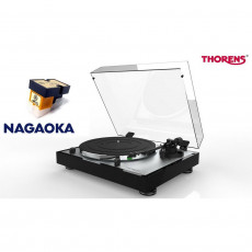 Gramofony / GRAMO / Gramofon Thorens TD 402 DD / Black+Nagaoka MP-110