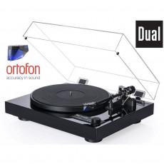 Gramofony / GRAMO / Gramofon Dual CS 618Q+Ortofon 2M Blue / Piano Black