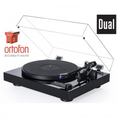 Gramofony / GRAMO / Gramofon Dual CS 618Q+Ortofon Quintet Red / Piano Black