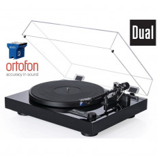 Gramofony / GRAMO / Gramofon Dual CS 618Q+Ortofon Quintet Blue / Piano Black