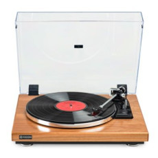 Gramofony / GRAMO / Gramofon Rekkord F400+2M Red / Cherry Wood