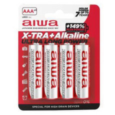 HIFI / HIFI / Baterie Aiwa X-TRA+ / Alkaline AAALR03 / 4ks