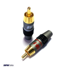HIFI / HIFI / Konektor Supra RCA-6 / Koncovky RCA Cinch / 2ks