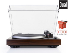 Gramofony / GRAMO / Gramofon Dual CS 529 High Fidelity / Walnut / Quinted Red