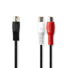 HIFI / HIFI / Redukn kabel DIN5 zstrka / samec na 2xRCA / zsuvky