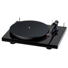 Gramofony / GRAMO / Gramofon Pro-Ject Debut E Carbon Black / Ortofon 2M Red