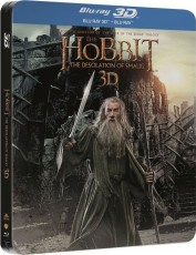 3D Blu-Ray / Blu-ray film /  Hobit:makova dra pou / Steelbook / 3D+2D 4Blu-Ray