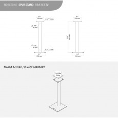 HIFI / HIFI / Stojan pro repro / Norstone Epur Stand / 2ks