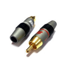 HIFI / HIFI / Konektor Supra RCA-6 / Koncovky RCA Cinch / 2ks