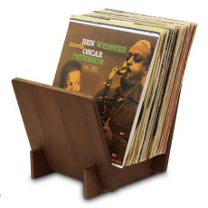 Gramofony / GRAMO / Stojan pro LP desky / Vinyly / Dynavox ST-40 / Dark Walnut