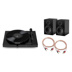 Gramofony / GRAMO / Gramofon Pro-Ject JukeBox E1 HiFi Set Piano Black