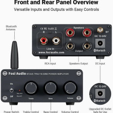 HIFI / HIFI / Integrovan� zesilova�:Fosi Audio BT20A / Dark Grey
