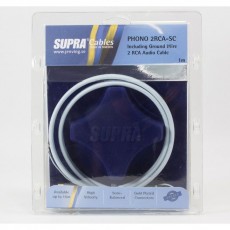 Gramofony / GRAMO / Gramofonov kabel:Supra Phono 2RCA-SC / 1m