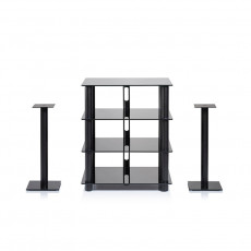 HIFI / HIFI / Hi-Fi stolek / Norstone:Epur 4 / Black HIFI / HIFI / Hi-Fi stolek / Norstone:Epur 4 / Black