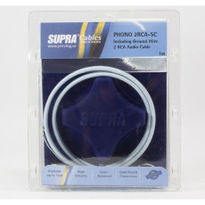 Gramofony / GRAMO / Gramofonov kabel:Supra Phono 2RCA-SC / 1,5m