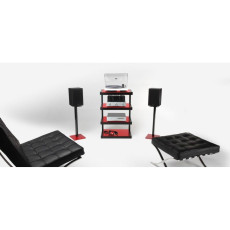 HIFI / HIFI / Hi-Fi stolek / Norstone:Esse Hifi / White / Oak