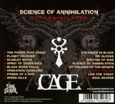 CD / Cage / Science Of Annihilation / Digipack