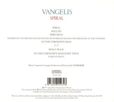 CD / Vangelis / Spiral / Newly Remastered Edition + Bonus Track