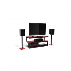 HIFI / HIFI / Hi-Fi stolek / Norstone:Esse AV / Black / Frosted