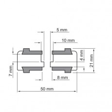 HIFI / HIFI / Podloka antivibran / Dynavox Aluminium Feet / Black / 4ks