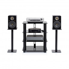 HIFI / HIFI / Hi-Fi stolek / Norstone:Epur 4 / Black HIFI / HIFI / Hi-Fi stolek / Norstone:Epur 4 / Black