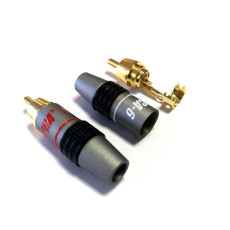 HIFI / HIFI / Konektor Supra RCA-6 / Koncovky RCA Cinch / 2ks