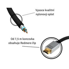 HIFI / HIFI / HDMI kabel:Eagle Cable DeLuxe High Speed 2.0B / 4K / 0,75m