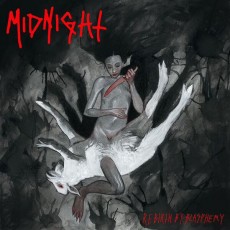 LP / Midnight / Rebirth By Blasphemy / Vinyl / Red Blue Marbled